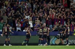 （体育）足球——西甲(jiǎ)：巴塞(sāi)罗那(nà)胜莱万特