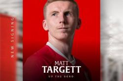 官方：纽卡斯尔联后卫塔格特租借加盟米德尔斯堡至本赛季结束