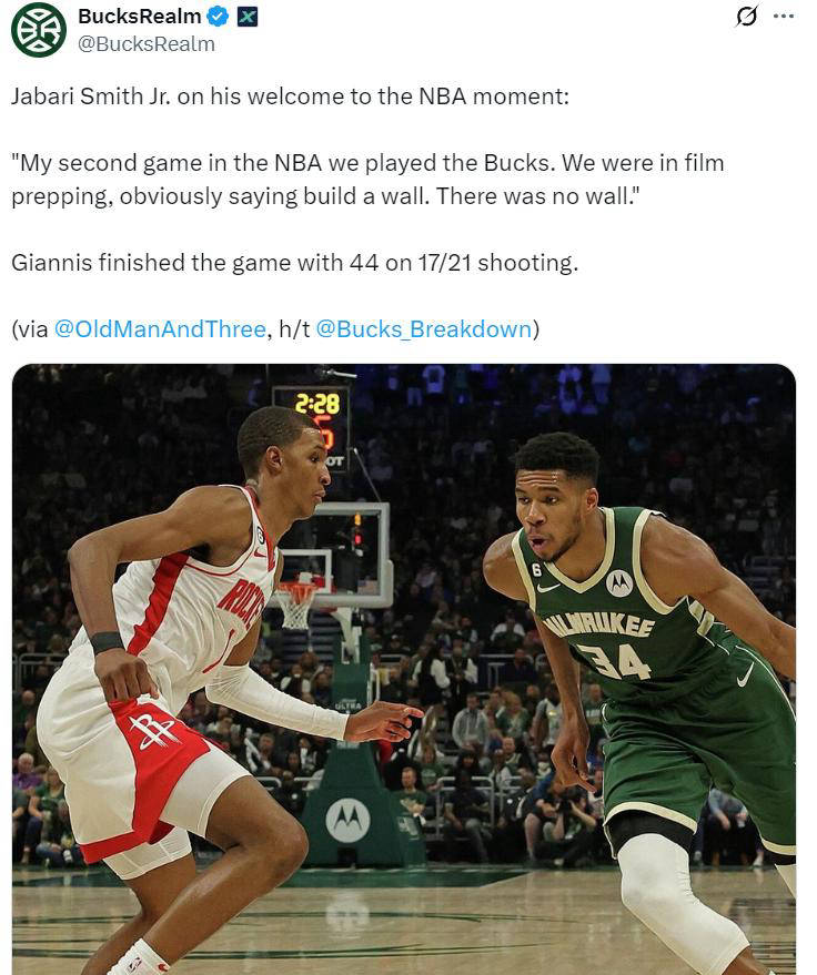 小贾：赞叹火箭队出色球员 KD是儿时偶像 阿门运动才华无匹