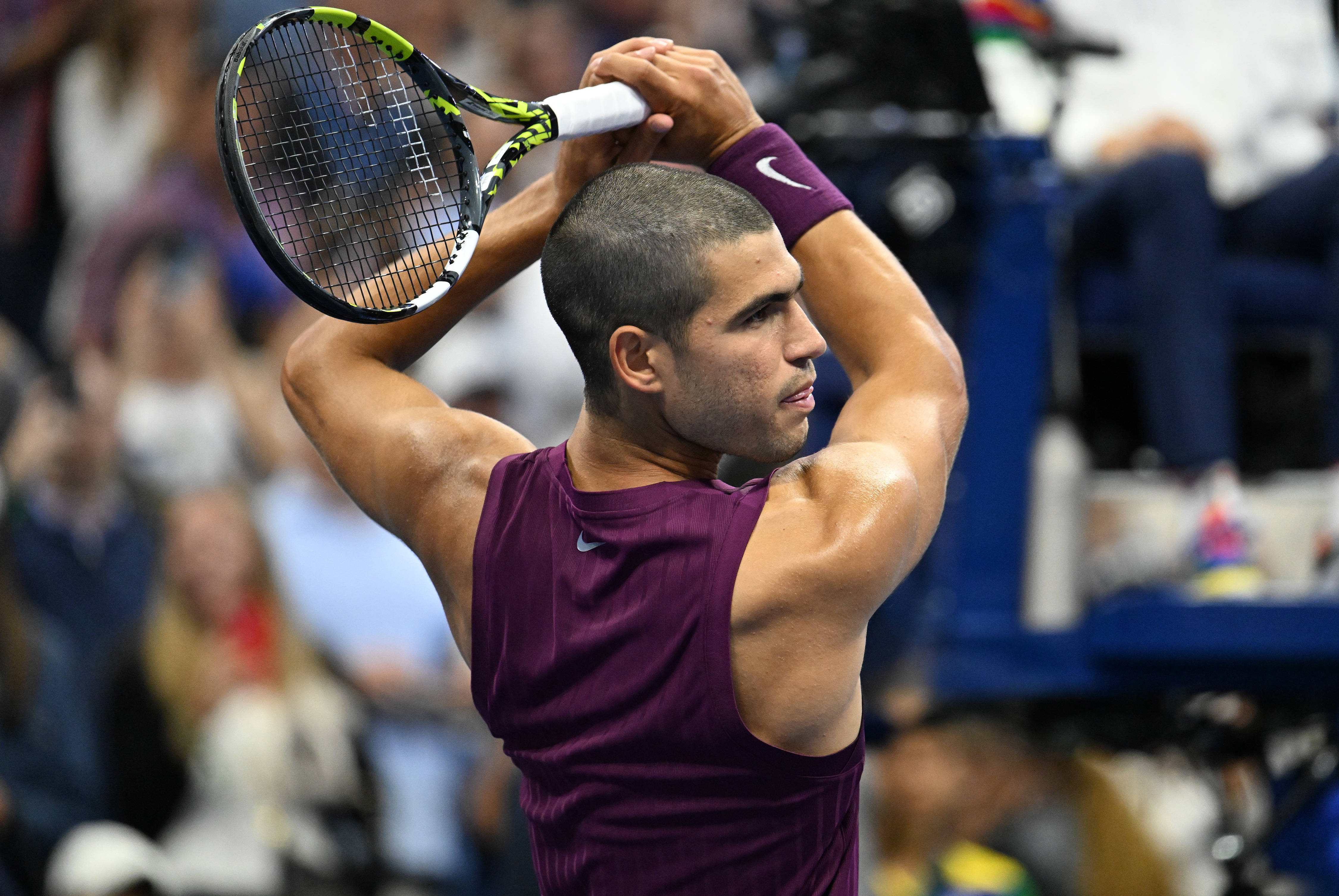 (体育)网球——美网:阿尔卡拉斯晋级