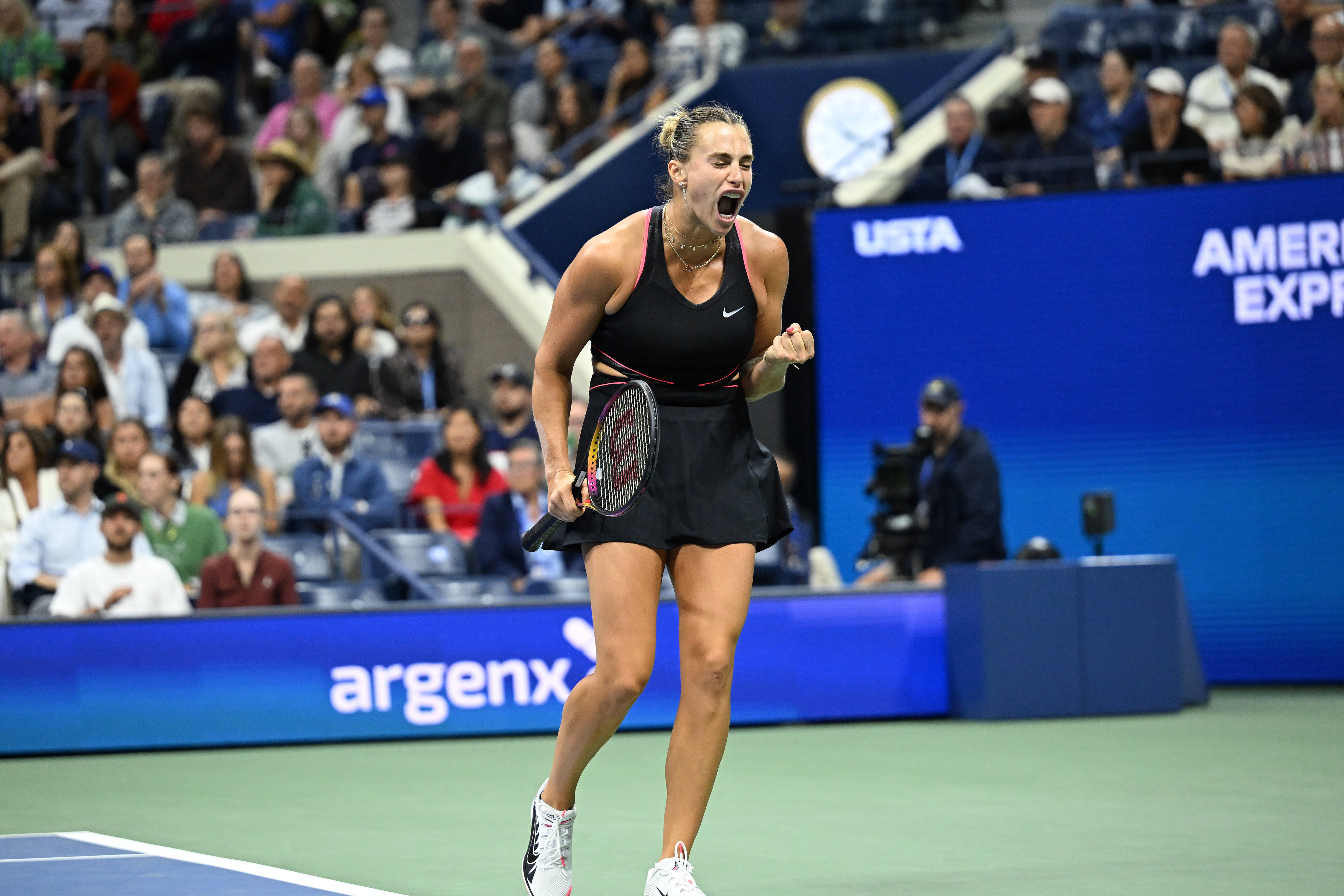 (体育)网球——美网:萨巴伦卡晋级